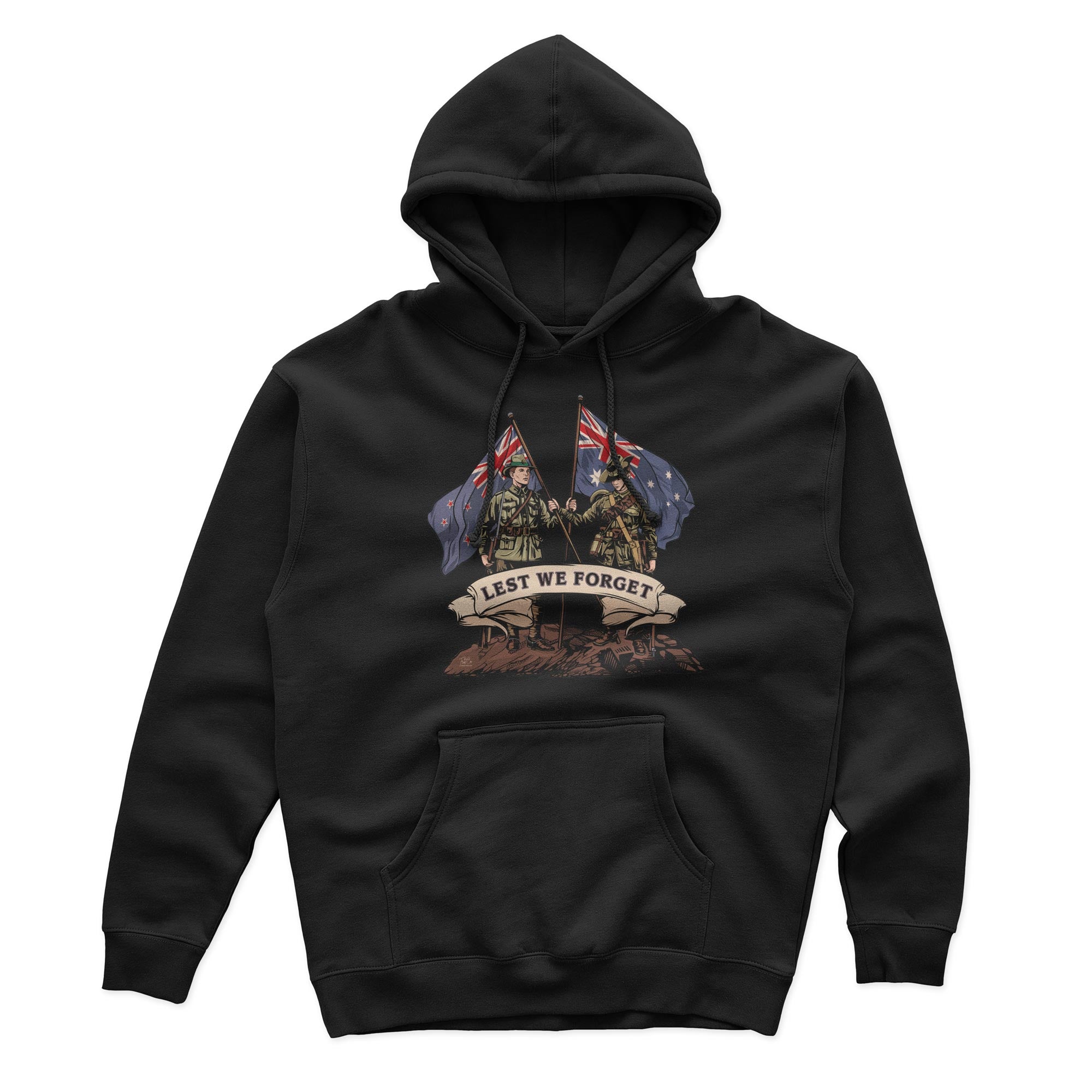Army Corps cotton hoodie