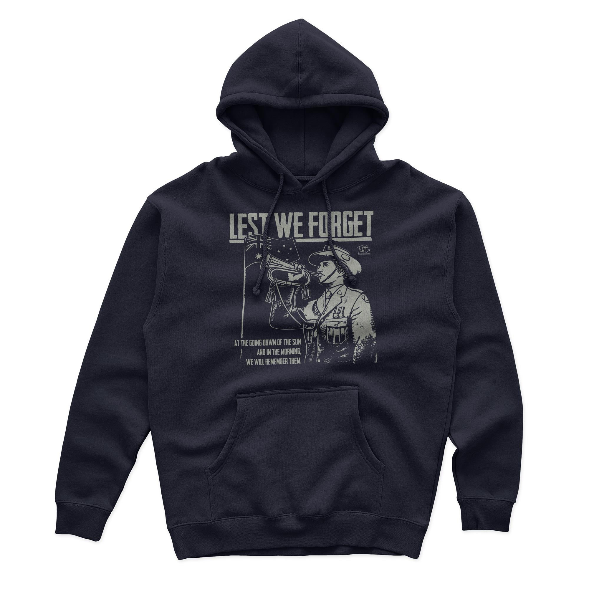 The Lone Bugler cotton hoodie