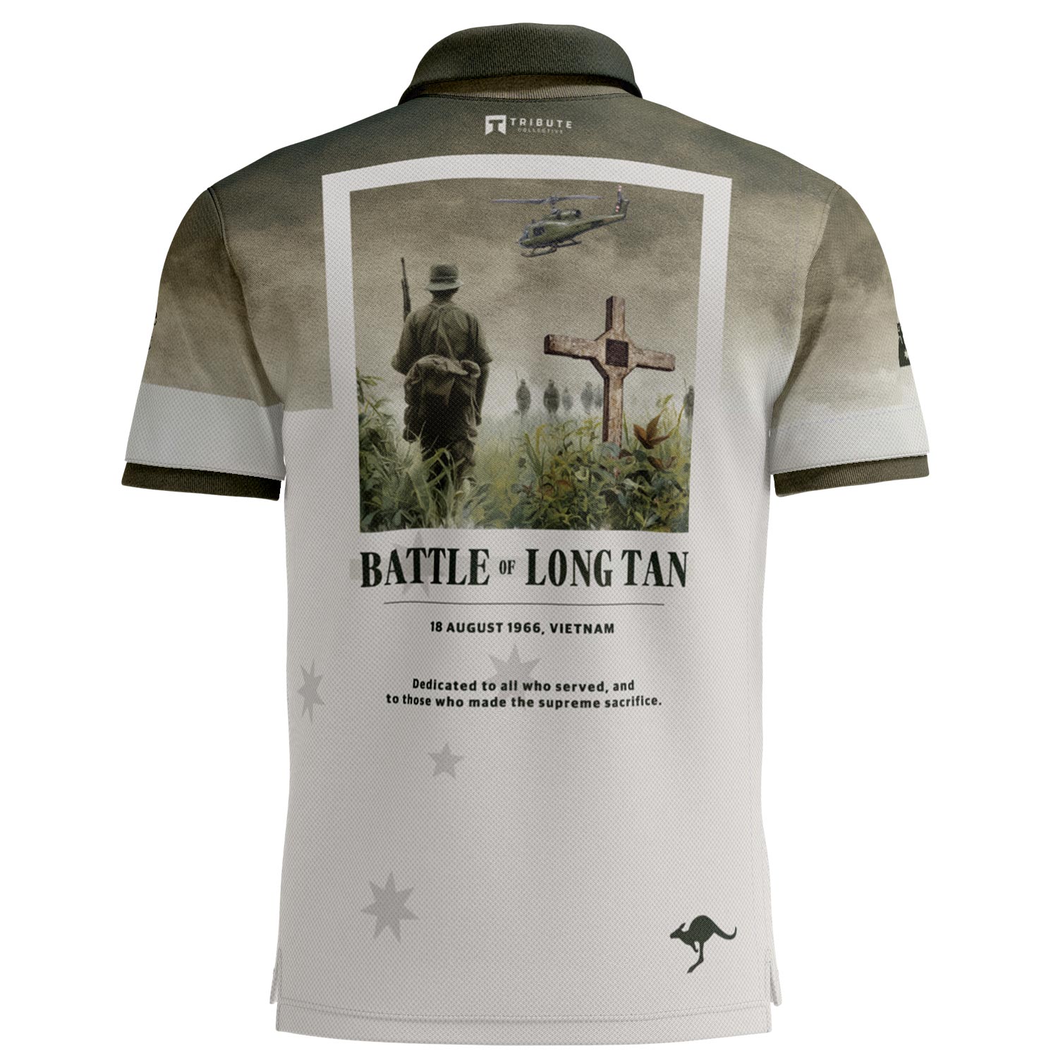 Battle Of Long Tan polo with pocket