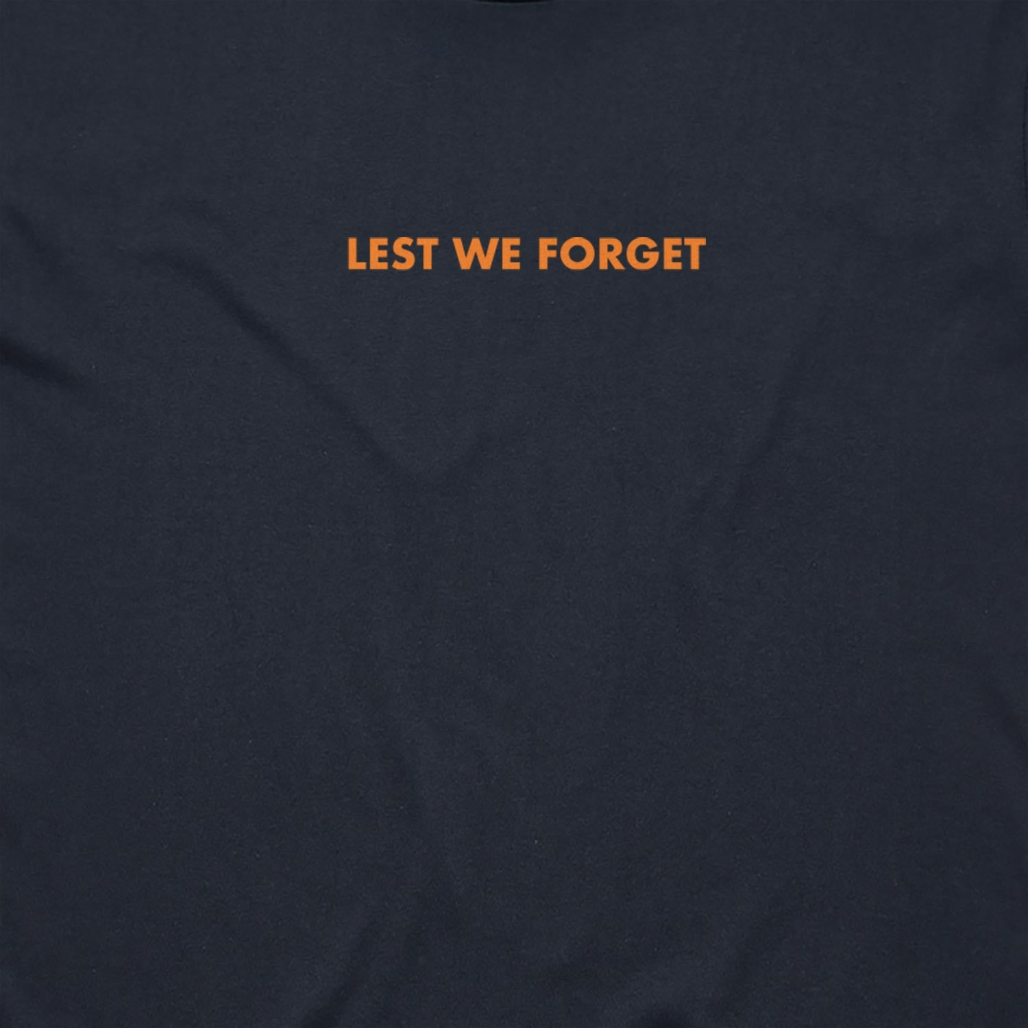 Lest We Forget + AUS Flag cotton t-shirt