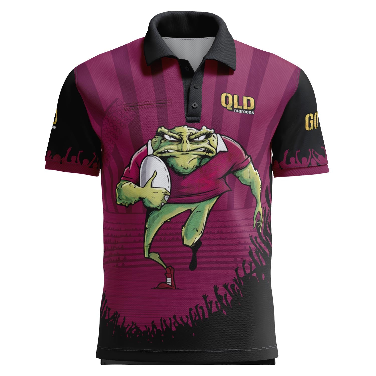GO QLD polo with pocket
