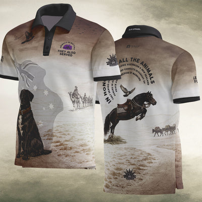 Animals In Military polo with pocket