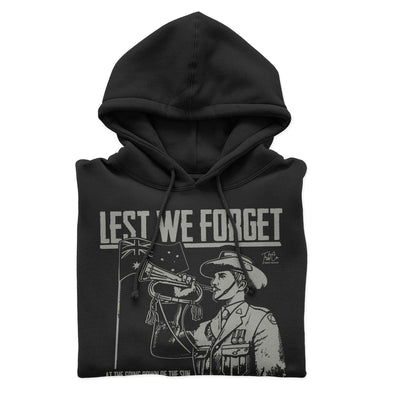 The Lone Bugler cotton hoodie