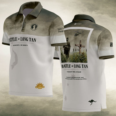 Battle Of Long Tan polo with pocket