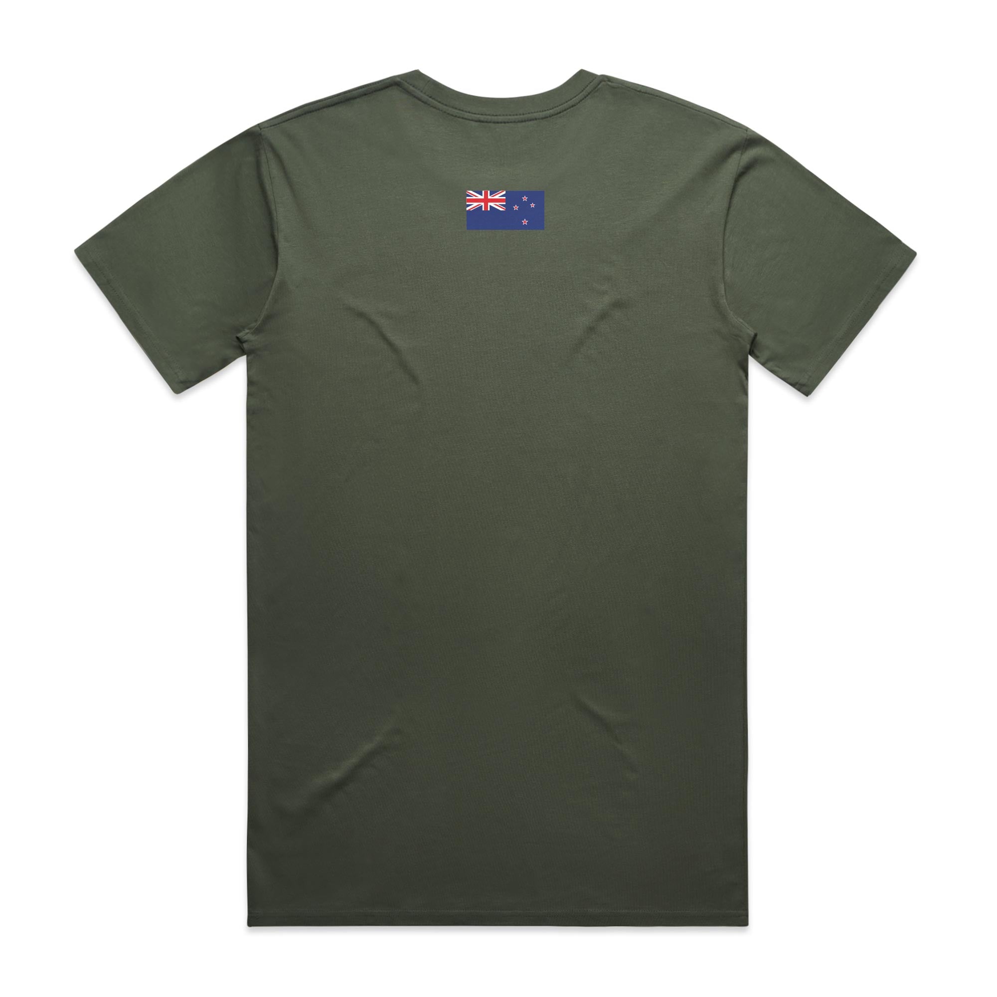 Lest We Forget + NZ Flag cotton t-shirt
