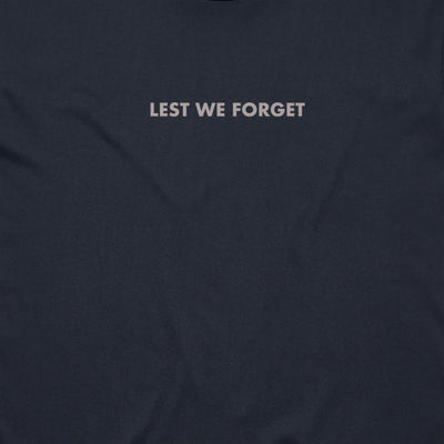 Lest We Forget + NZ Flag cotton t-shirt