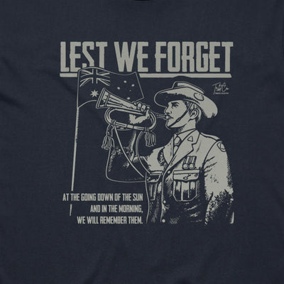 The Lone Bugler t-shirt cotton t-shirt