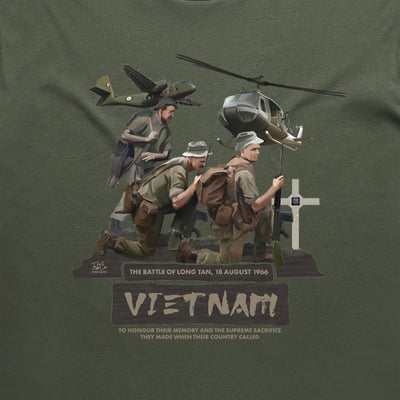 Battle Of Long Tan cotton t-shirt