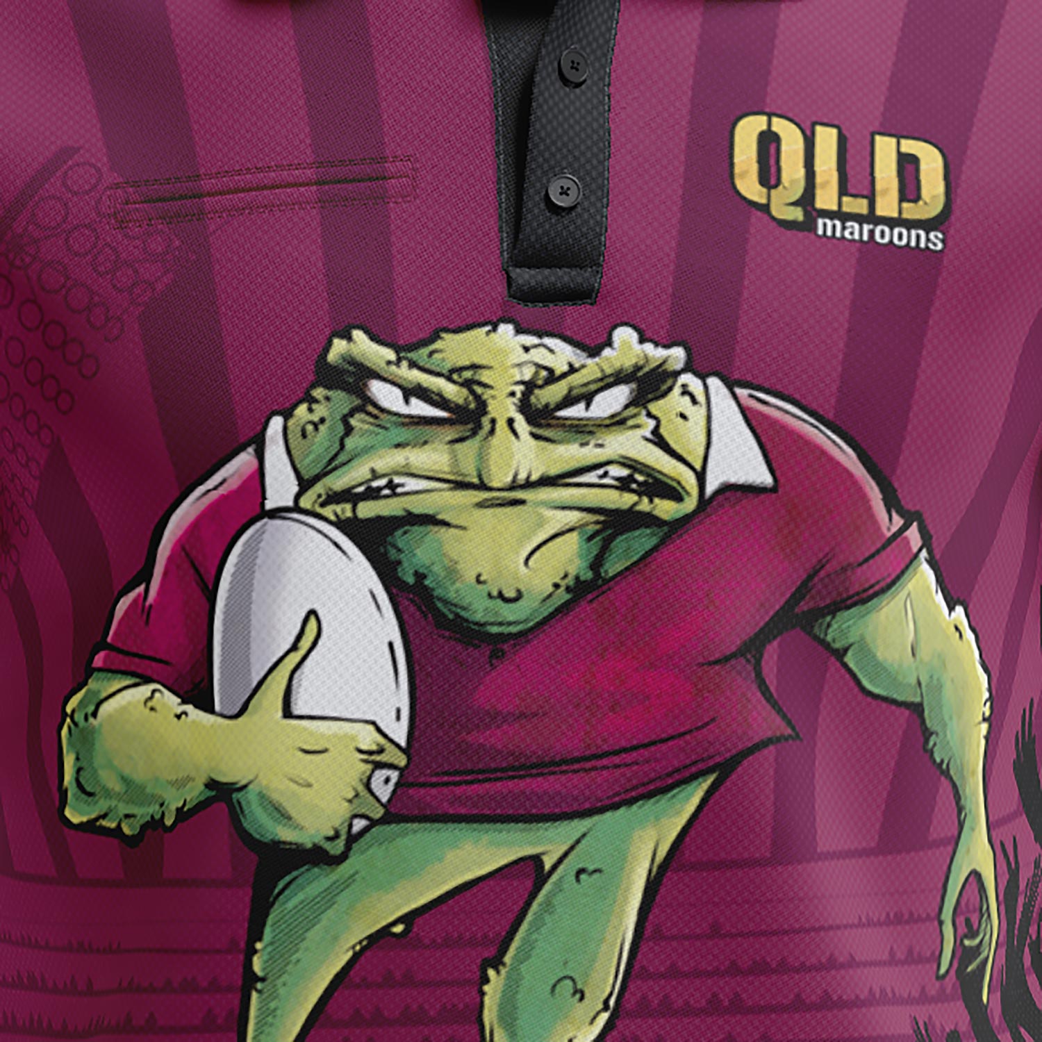 GO QLD polo with pocket
