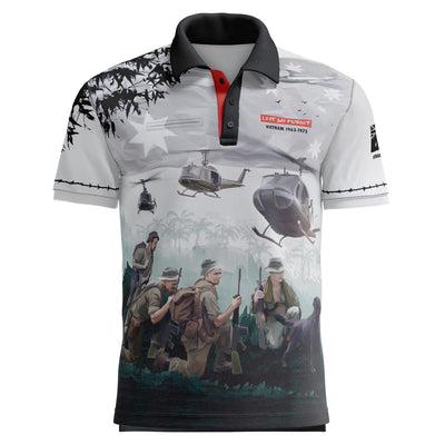 Vietnam Veterans polo with pocket