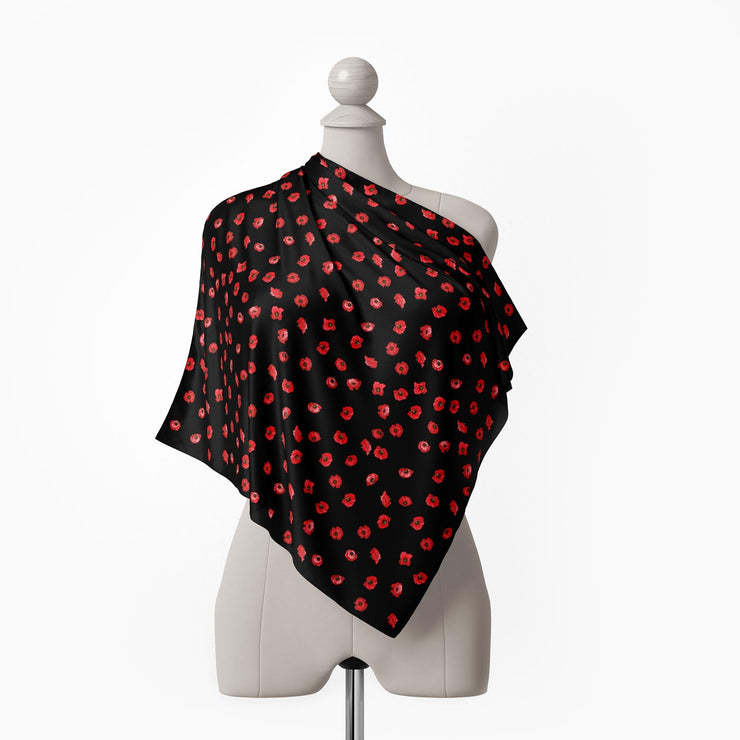 Red Poppy scarf